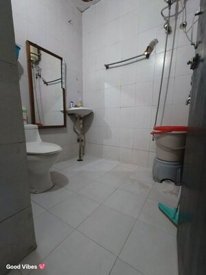 Bathroom in 2 BHK Builder Floor at East Of Kailash – for Rent