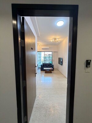 Building Lobby in 2 BHK Apartment at Adani Ten BKC, Bandra East – for Rent