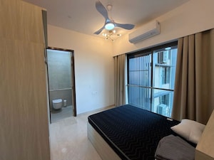 Bedroom in 2 BHK Apartment at Adani Ten BKC, Bandra East – for Rent
