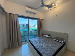 Bedroom in 2 BHK Apartment at Adani Ten BKC, Bandra East – for Rent