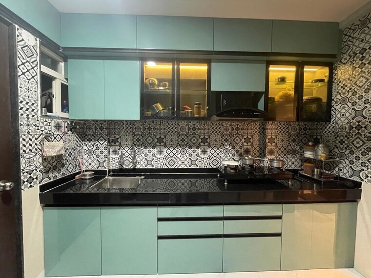 Kitchen, calyx-bonjour 2 Bedroom 1090 Sq.Ft. Apartment In Warje Pune 10639484