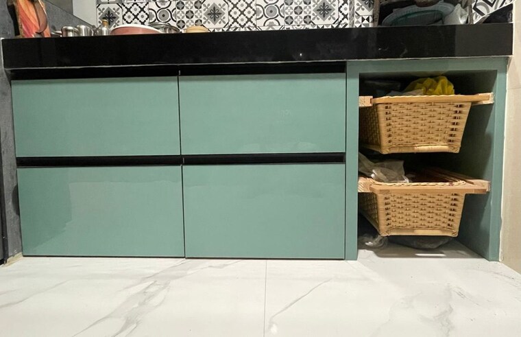 Kitchen, calyx-bonjour 2 Bedroom 1090 Sq.Ft. Apartment In Warje Pune 10639484