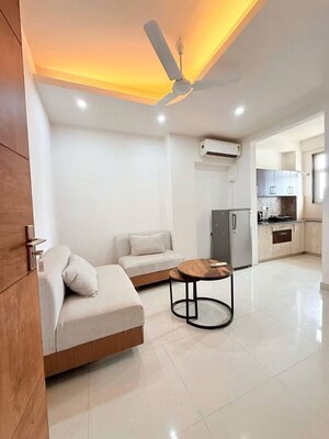 Living Room in 1 BHK Apartment at Saket – for Rent