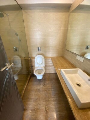 Bathroom in 4 BHK Apartment at Khar West – for Rent
