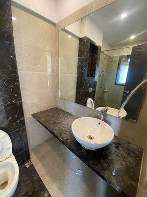 Bathroom in 4 BHK Apartment at Khar West – for Rent