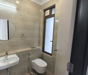 Bathroom in 4 BHK Apartment at Adani Ten BKC, Bandra East – for Rent