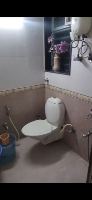 Bathroom in 2 BHK Apartment at Dheeraj Pooja, Malad West – for Rent