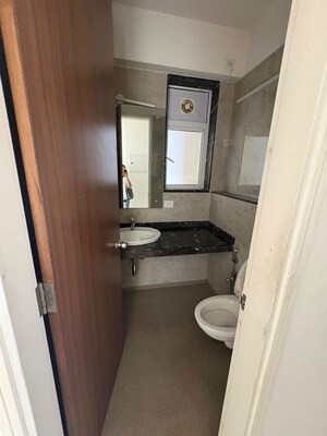 Bathroom in 2 BHK Apartment at Marathon Monte South, Byculla West – for Rent