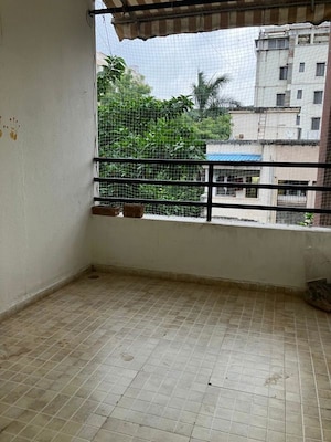 Balcony in 2 BHK Apartment at Bhusari Colony – for Rent