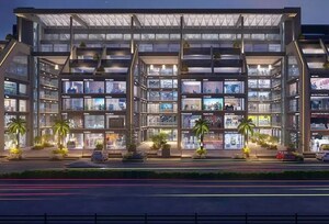  Office Space – Exterior View View at Vihav Central Business District, Bhayli - for Rent