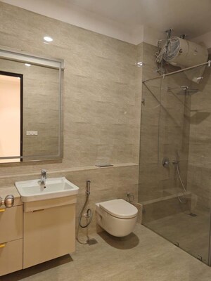 Bathroom in 4 BHK Apartment at Bandra East – for Rent
