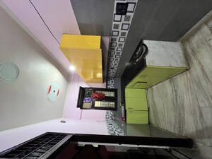 Kitchen in 2 BHK Builder Floor at Satyam G R Garden, Sector 16 Greater Noida – for Rent