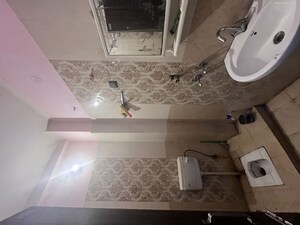 Bathroom in 2 BHK Builder Floor at Satyam G R Garden, Sector 16 Greater Noida – for Rent