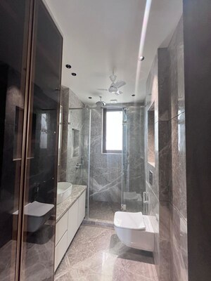 Bathroom in 4 BHK Builder Floor at Defence Colony – for Rent