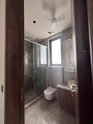 Bathroom in 4 BHK Builder Floor at Defence Colony – for Rent