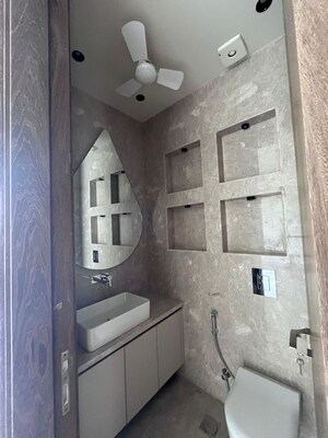 Bathroom in 4 BHK Builder Floor at Defence Colony – for Rent