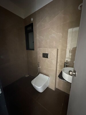 Bathroom in 3 BHK Apartment at Naupada – for Rent