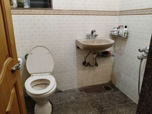 Bathroom in 1 BHK Apartment at Shiv Pooja Apartment, Vashi Sector 29 – for Sale
