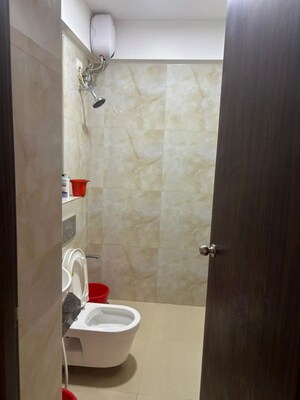 Bathroom in 2 BHK Apartment at Raymond Ten X Habitat, Pokhran Road No Two – for Rent