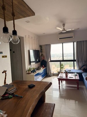 Living Room in 2 BHK Apartment at Kanakia Rainforest, Andheri East – for Rent