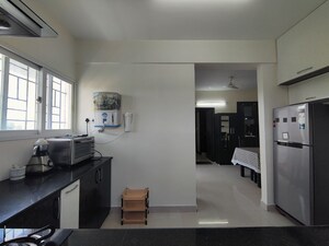 Living Room in 2 BHK Apartment at Shree Sai Kuteer, Thanisandra Main Road – for Rent