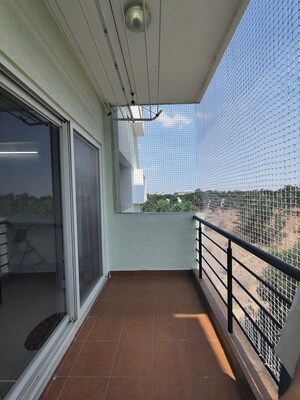 Balcony in 2 BHK Apartment at Shree Sai Kuteer, Thanisandra Main Road – for Rent