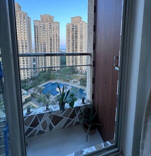Balcony in 1 BHK Apartment at One Hiranandani Park, Ghodbunder Road – for Rent