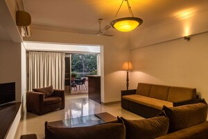 Living Room in 2 BHK Apartment at Bandra West – for Rent