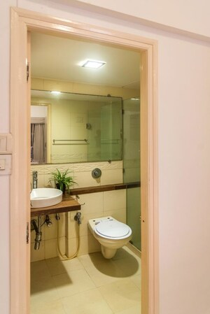 Bathroom in 2 BHK Apartment at Bandra West – for Rent