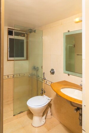 Bathroom in 2 BHK Apartment at Bandra West – for Rent