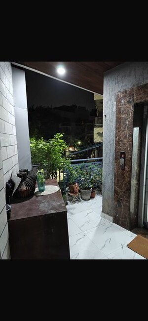 Balcony in 3 BHK Builder Floor at Ramesh Nagar – for Rent