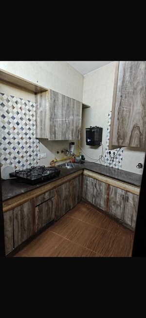 Kitchen in 3 BHK Builder Floor at Ramesh Nagar – for Rent