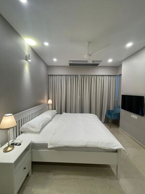 Bedroom in 3 BHK Apartment at Bandra Kurla Complex – for Rent