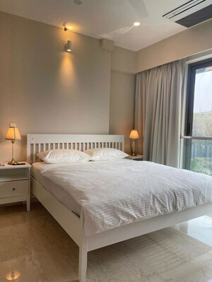 Bedroom in 3 BHK Apartment at Bandra Kurla Complex – for Rent