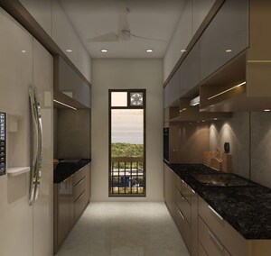 Building Lobby in 1 BHK Apartment at Labdhi Seabreeze, Wadala – for Rent