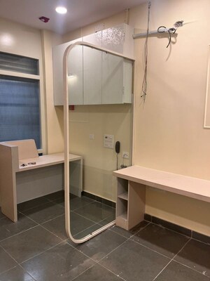Bathroom in  Office Space at Raheja Tesla Industrial, Midc Industrial Area – for Rent