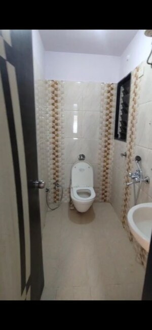 Bathroom in 1 BHK Apartment at Silicon Park, Malad West – for Rent