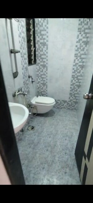 Bathroom in 1 BHK Apartment at Silicon Park, Malad West – for Rent