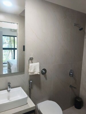 Bathroom in 1 BHK Apartment at Raunak City Phase 2, Kalyan West – for Sale