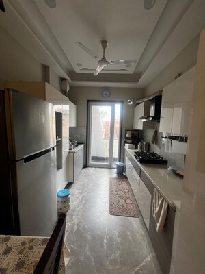 Building Lobby in 3 BHK Builder Floor at Rajouri Garden – for Rent