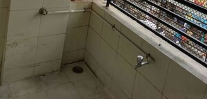 Bathroom in 2 BHK Apartment at Rahul Atul Nagar CHS, Warje – for Rent