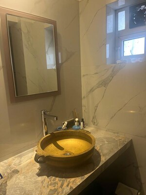 Bathroom in 3 BHK Apartment at Juhu Residency, Juhu – for Rent