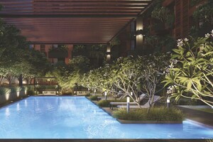 Swimming Pool in 4 BHK Apartment at Gala Ikebana, Bodakdev – for Sale