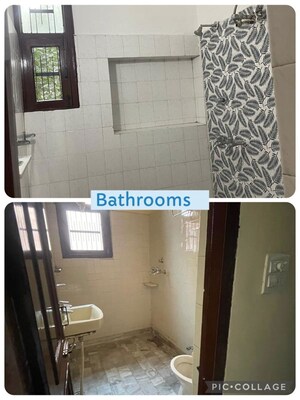 Bathroom in 3 BHK Builder Floor at Sector 36 – for Rent