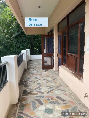 Balcony in 3 BHK Builder Floor at Sector 36 – for Rent