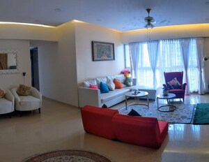 Living Room in 3 BHK Apartment at Lodha Belmondo, Gahunje – for Rent