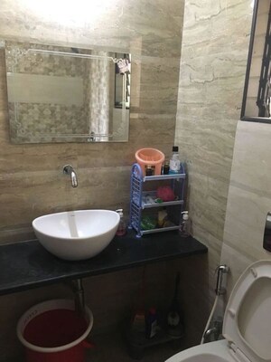 Bathroom in 2 BHK Apartment at Keystone Elita, Kharghar – for Rent