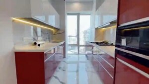 Kitchen in 4 BHK Apartment at Indiabulls Blu, Worli – for Sale
