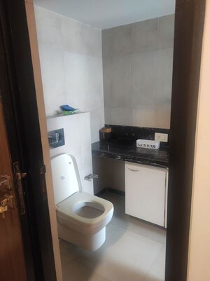 Bathroom in 3 BHK Apartment at Kalpataru Magnus, Bandra East – for Rent