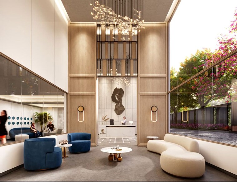 Living Room, palak-the-bellagio 5 Bedroom 8550 Sq.Ft. Apartment In Sanidhya Ahmedabad 10640002